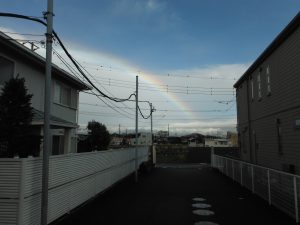 『虹が・・・』